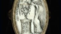 Gold mourning ring from 1788 with a memorial bezel, made in memory of William Burnside.